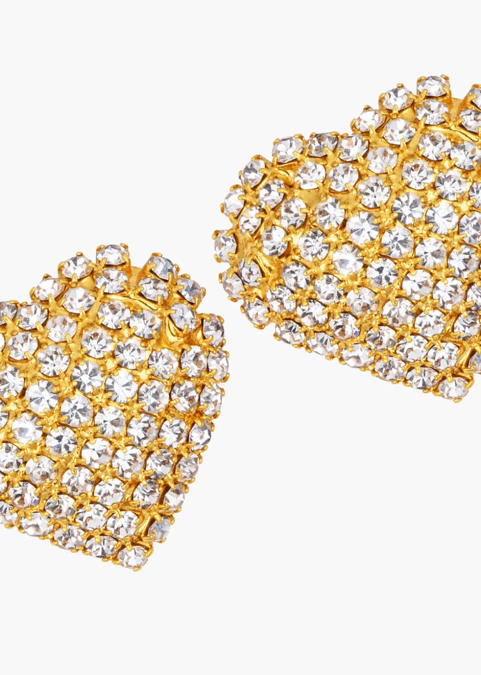 Christa Earrings in Crystal Antique Gold