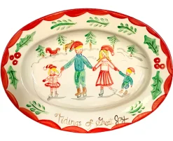 Christmas Family Platter Tidings of Great Joy