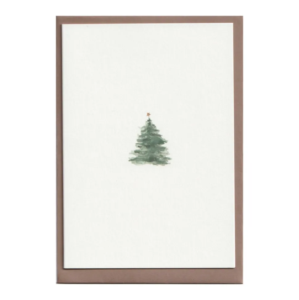 Christmas Tree Cards, Set of 5