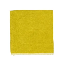 Chunky Linen Napkins in Lime, Set of 4