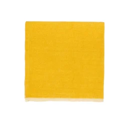 Chunky Linen Napkins in Mustard, Set of 4