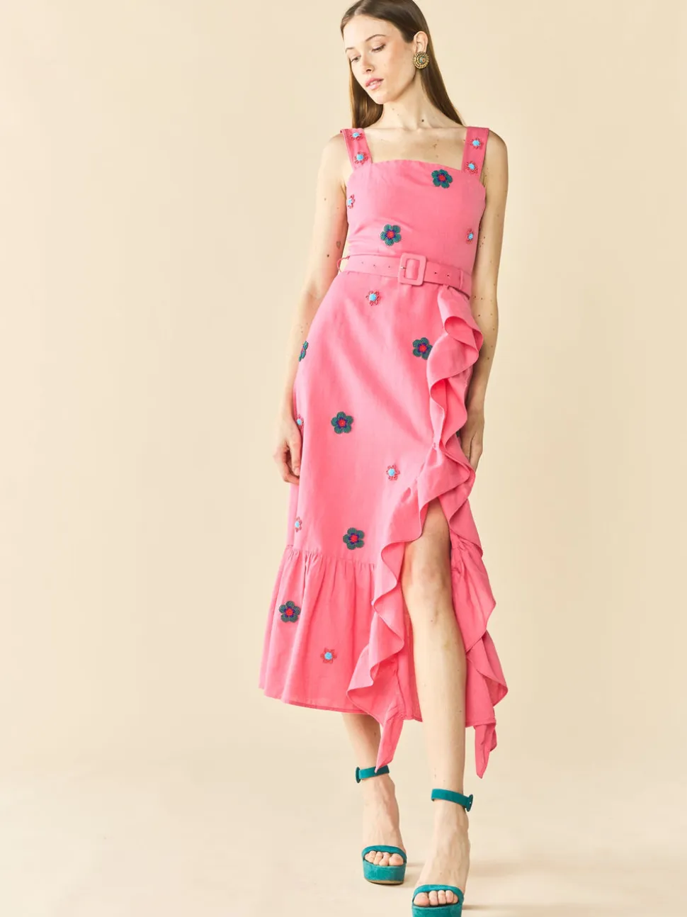 Cindy Dress in Pink Party