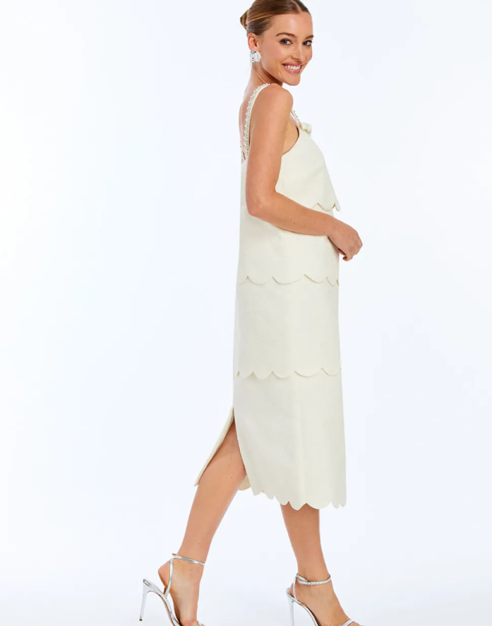 Citrine Convertible Gown in Ivory