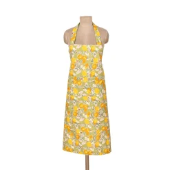 Citron Apron in Vert & Yellow