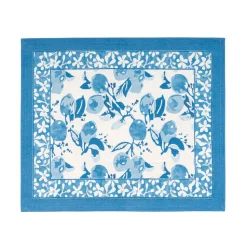 Citron Mats in Bleu, Set of 6