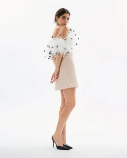 Clara Dress in Bubble Bath, Ivory, & Noir Multi