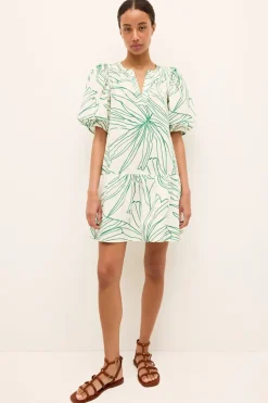 Clara Dress in Palm