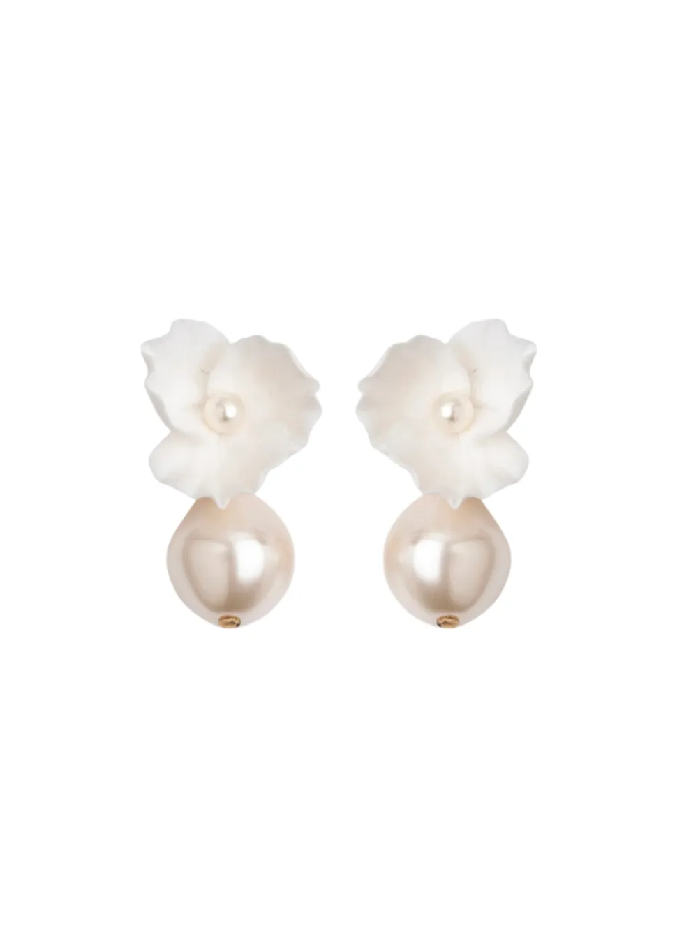 Clarabel Earrings in Cream