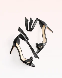 Clarita 75 in Black Leather