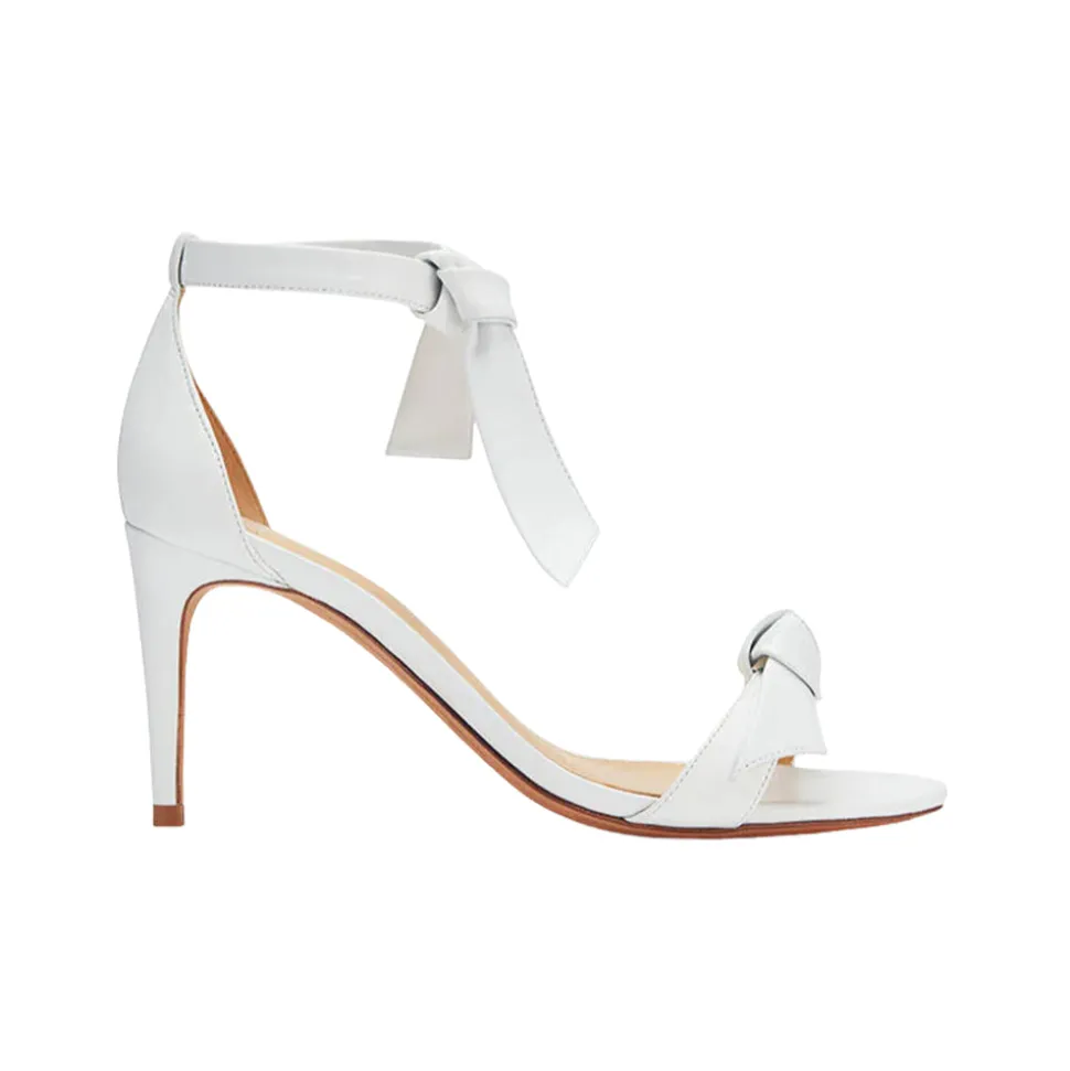 Clarita 75 in White Leather