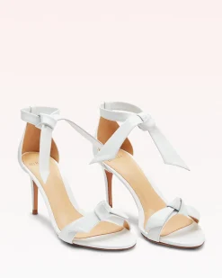Clarita 75 in White Leather