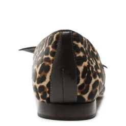 Clarita Belgian Loafer in Leopard