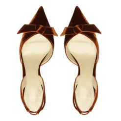 Clarita Bell Slingback 85 in Cuoio