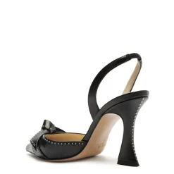 Clarita Bell Slingback 85 Studs in Black