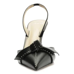 Clarita Bell Slingback 85 Studs in Black