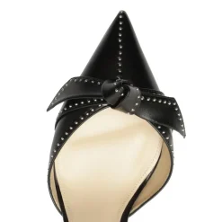 Clarita Bell Slingback 85 Studs in Black