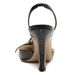 Clarita Bell Slingback 85 Studs in Black