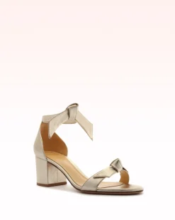 Clarita Block 60 in Golden Leather