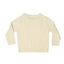 Classic Cable Knit Sweater in 8th Street Ivory