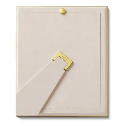 Classic Croc Leather Frame, Hydrangea Blue 8 x 10