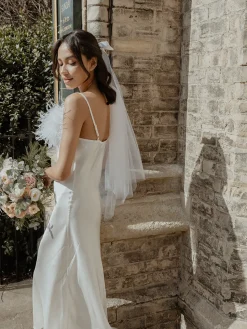 Classic Detachable Bow Veil