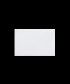 Classic Hemstitch Linen Cocktail Napkin, White