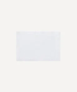 Classic Hemstitch Linen Cocktail Napkin, White