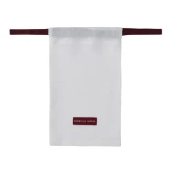 Classic Hemstitch Linen Cocktail Napkin, White