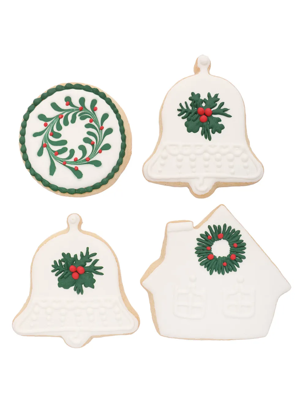 Classic Holiday Sugar Cookies, Set of 6