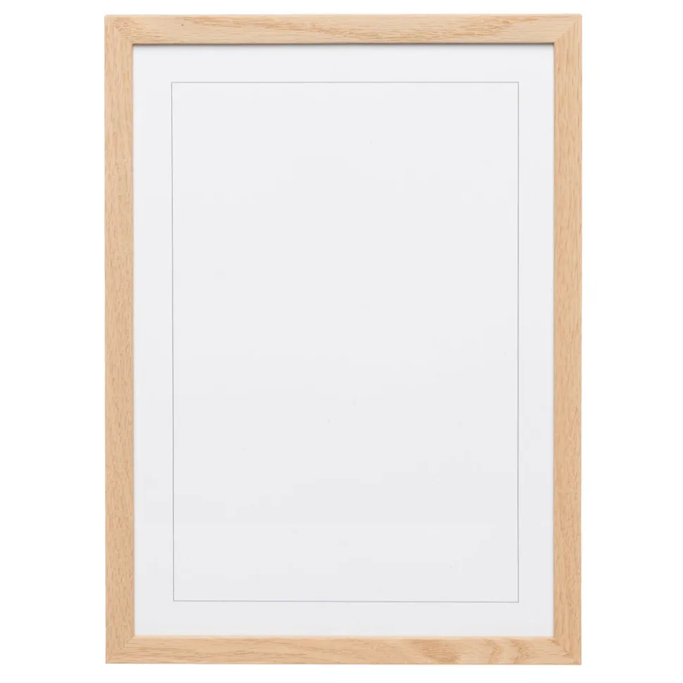 Classic Oak Wood Picture Frame