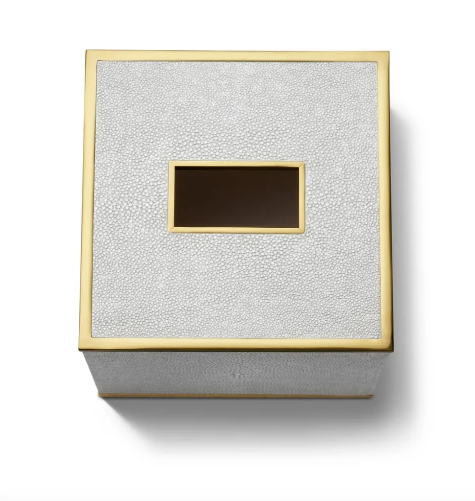 Classic Shagreen Tissue Box Cover