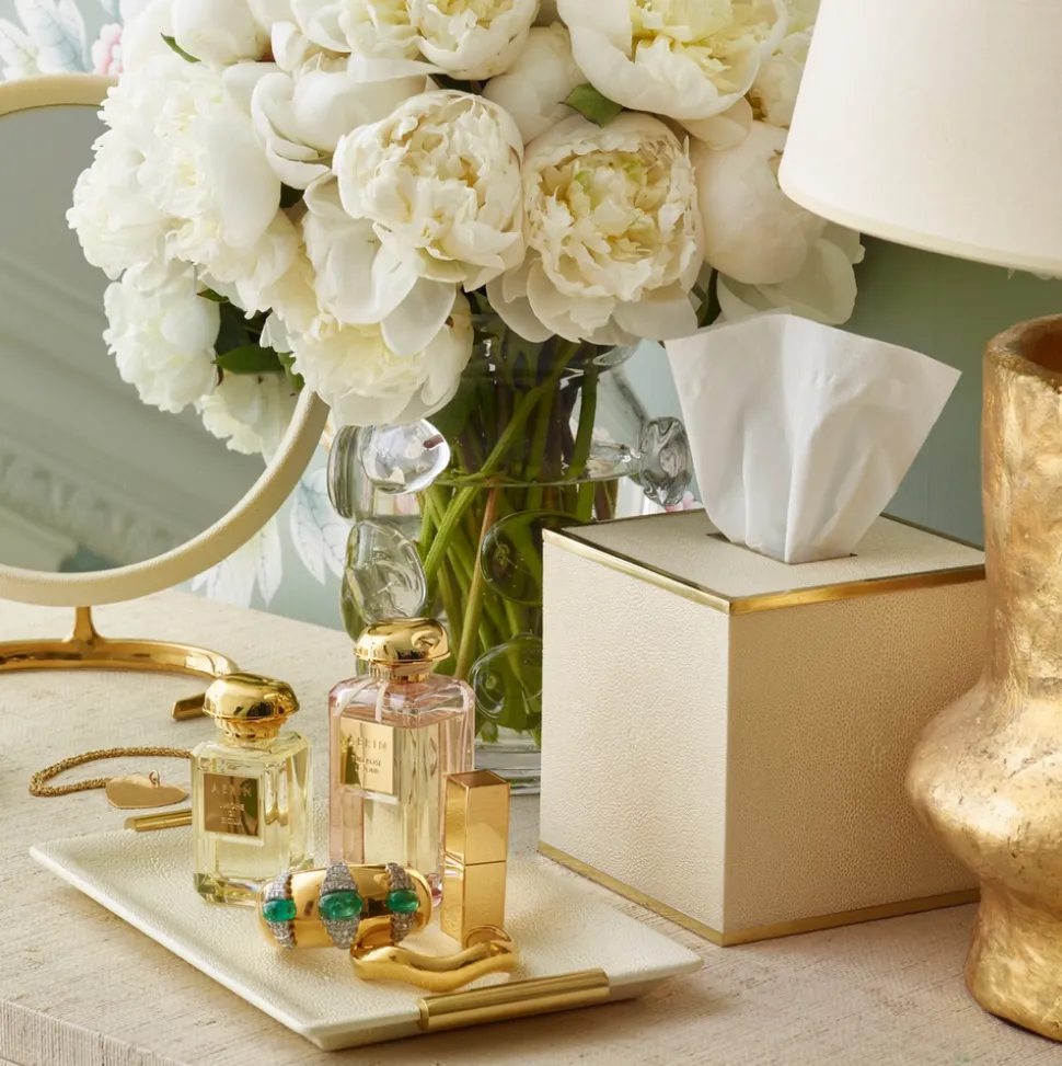 Classic Shagreen Tissue Box Cover