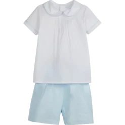 Classic Wedding Short Set in Light Blue
