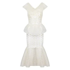 Clemence Set in Organza Polka Dot