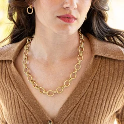 Cleopatra Regal Necklace in Gold