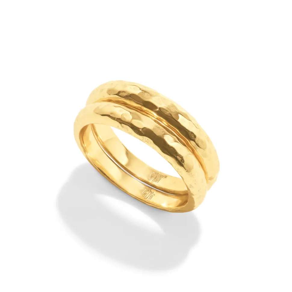 Cleopatra Slice Stacking Ring Set