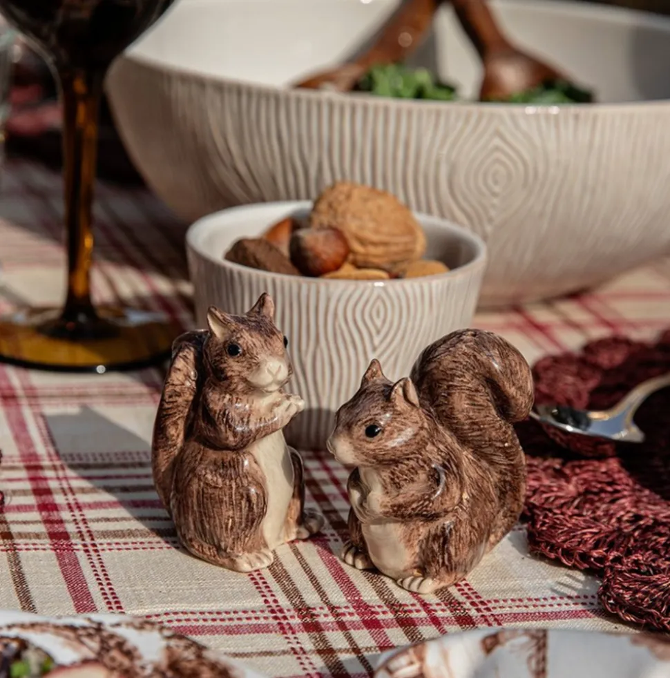 Clever Creatures Squirrel Salt and Pepper, Set of 2