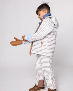Cloud Blue Waterproof Ski Mitten