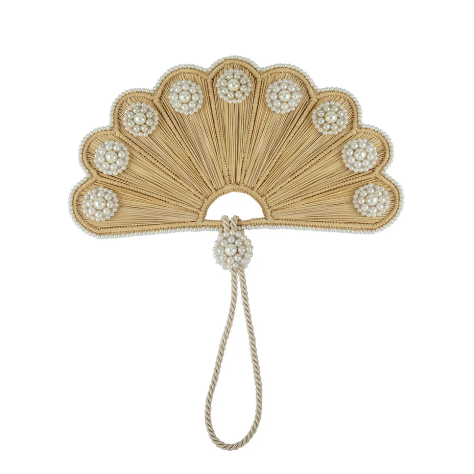 Cloud Shaped Iraca Pearl Fan
