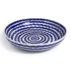 Cobalt Squiggle Serving Bowl