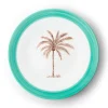 Coconut Tree Charger Plate Round Platter