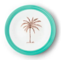 Coconut Tree Charger Plate Round Platter