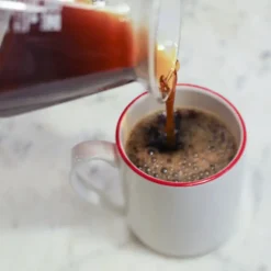 Coffee Mugs in Red Rim
