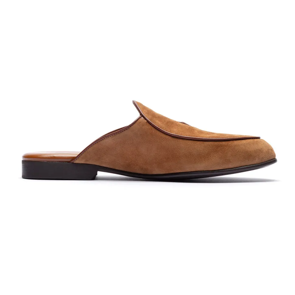 Cognac Suede Milano Mule