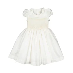 Colombe White Silk Ceremony Girl Dress