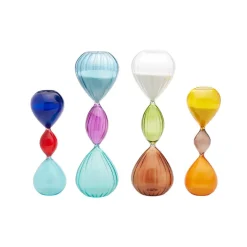 Color Sand Timers, Set of 4