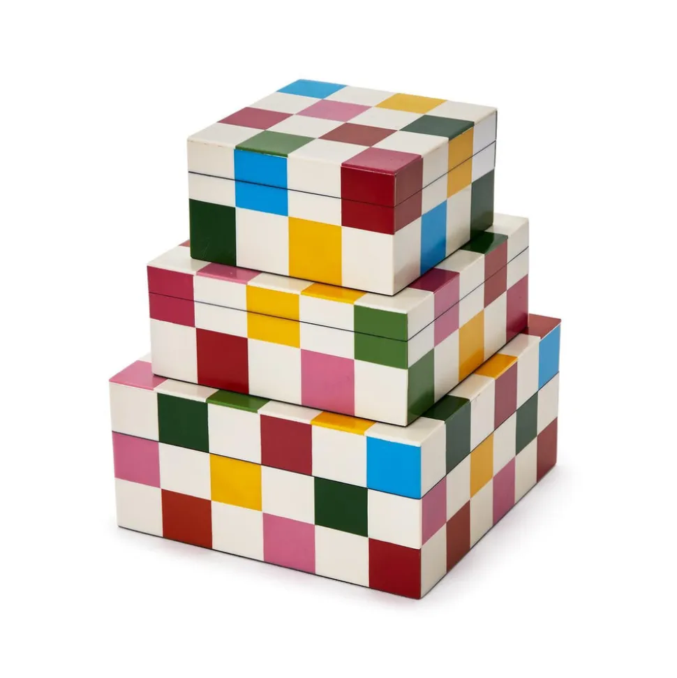 Colorblock Covered Box