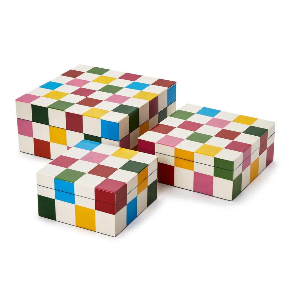 Colorblock Covered Box