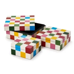 Colorblock Covered Box