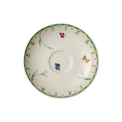 Colourful Spring Coffee Saucer in Multi